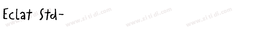 Eclat Std字体转换